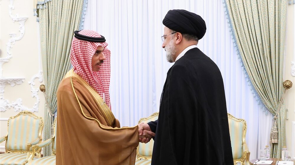 Fejsal bin Farhan i Ebrahim Raisi