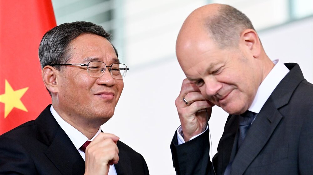 Li Ćijang i Olaf Šolc