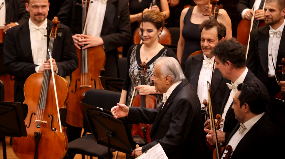 Koncert povodom 100 godina Beogradske filharmonije predvodio Zubin Mehta 1