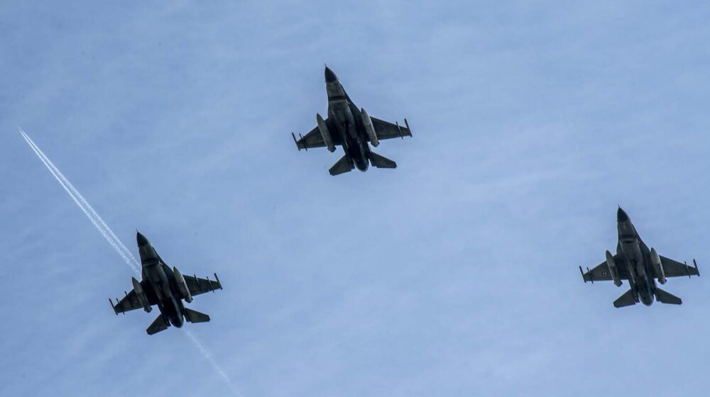 NATO aircraft from Swift Response 22 on display at airport Stenkovec