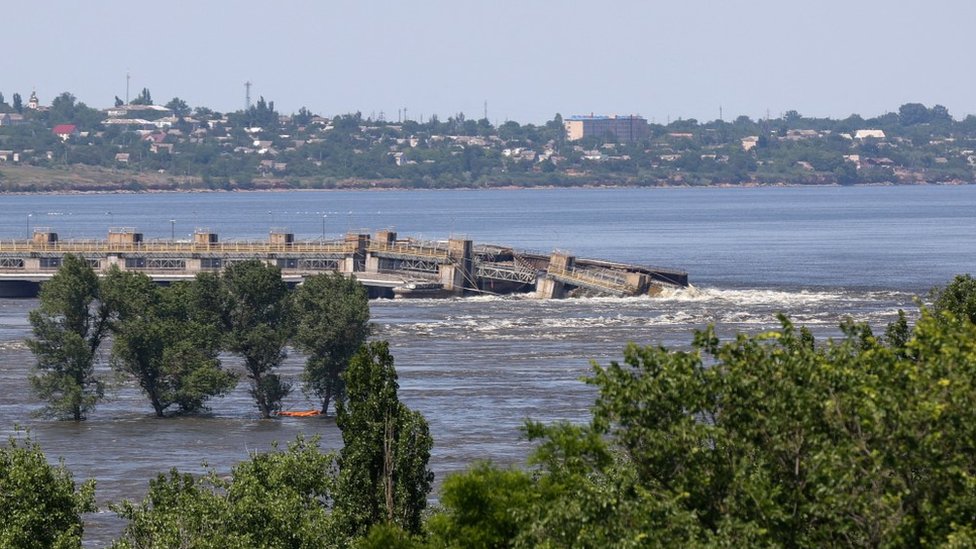brana, Ukrajina, Nova Kahovka