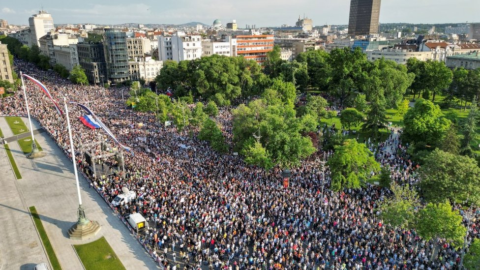 protest, Srbija protiv nasilja