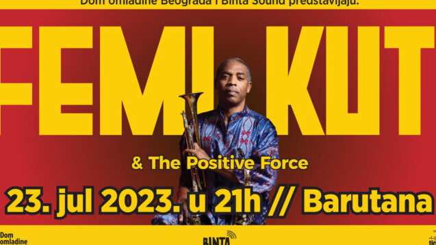 Jedan od najvećih živih afričkih muzičara: Femi Kuti & The Positive Force u Barutani 1