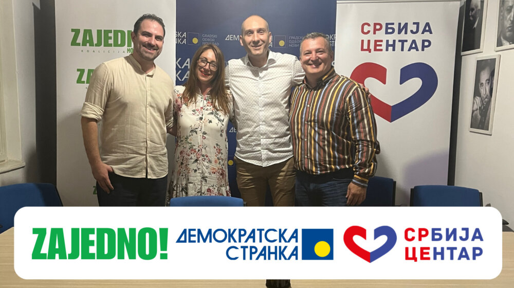 Ukrupnjavanje opozicije u Novom Sadu: DS, Zajedno i Pokret - Srce potpisali memorandum 1