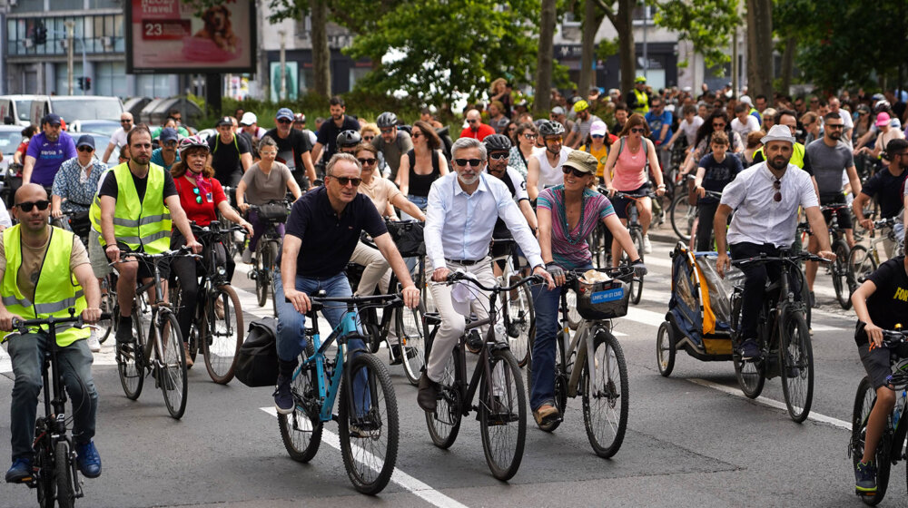 Danas u Beogradu 142. Kritična masa biiciklista za bezbednost svih u saobraćaju 1