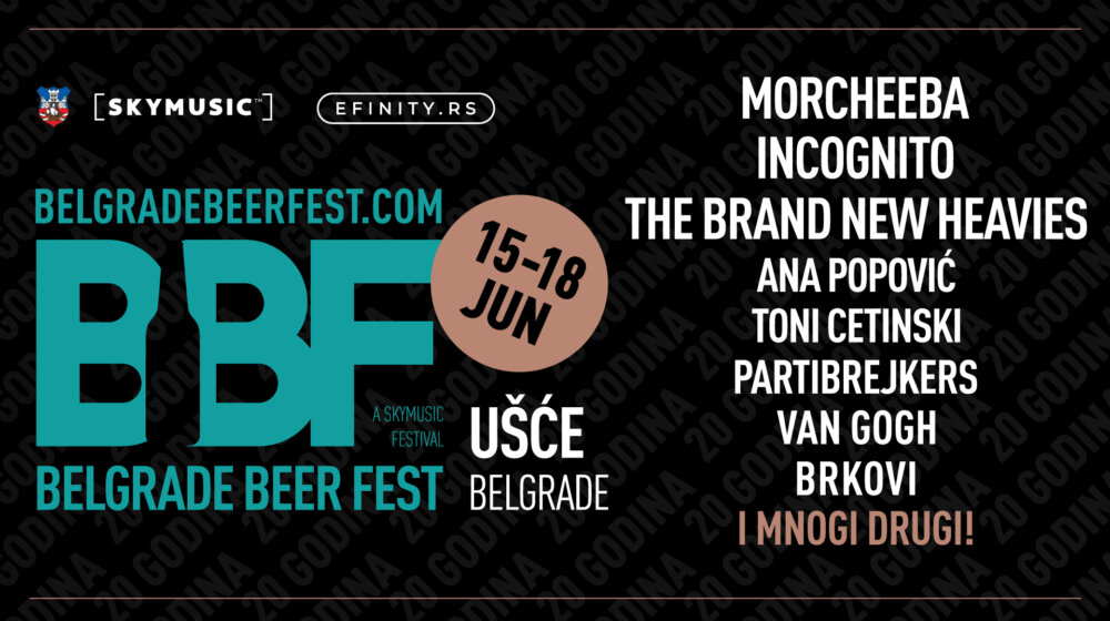 20. Beogradski Beer Fest od 15. do 18. juna 1