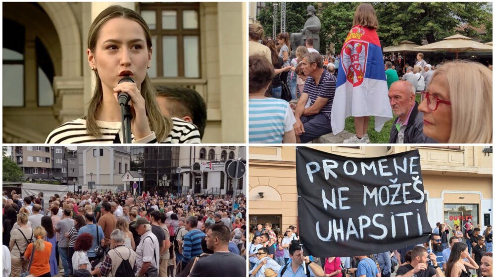 Protest "Srbija protiv nasilja" u preko 10 gradova obeležile šetnje, blokade puteva i zahtevi za ostavkama (FOTO, VIDEO) 1