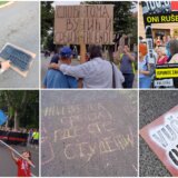 "Zar je bitno da li sam s Metohije ili s Dorćola?": Osmi protest "Srbija protiv nasilja" u slikama (FOTO) 5