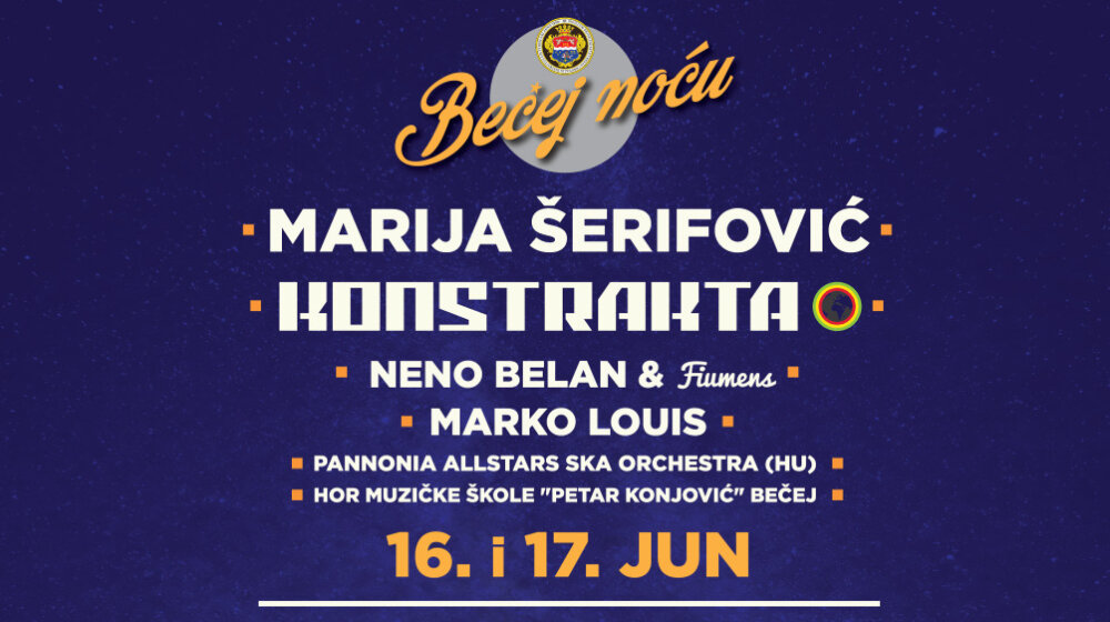 Besplatni koncerti muzičkih zvezda za sve generacije u okviru festivala „Bečej noću" 1