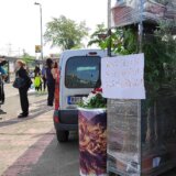 Protest protiv rušenja objekata u Ulici Jurija Gagarina 4