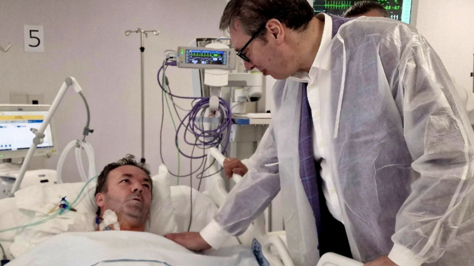Mirno na severu KiM, Vučić posetio ranjenog Dragišu Galjka 1
