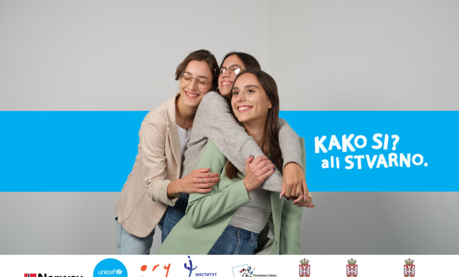 "Prave emocije mogu biti sakrivene iza osmeha": U Srbiji nastavljena Unicefova kampanja o mentalnom zdravlju mladih "Kako si? Ali stvarno" 1