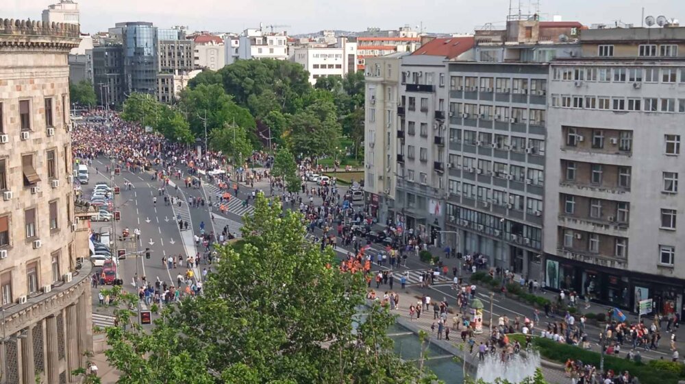 Protest "Srbija protiv nasilja" ponovo u petak: Poznat i novi "prsten" (MAPA) 1