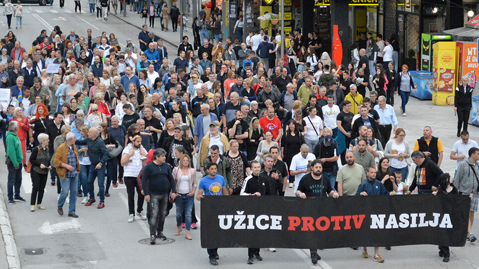 Protest „Užice protiv nasilja“: Srbija je talac jednog čoveka i njegove klike 1