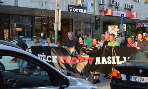 Protest „Užice protiv nasilja": Podrška studentu Pavlu Cicvariću i njegovoj porodici 11