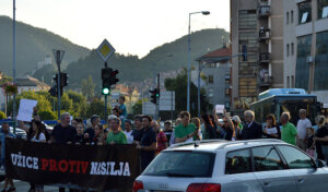 Protest „Užice protiv nasilja": Podrška studentu Pavlu Cicvariću i njegovoj porodici 3