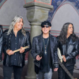 Pred spektakl u Beogradu bend Scorpions na sceni sa Hajdi Klum 2