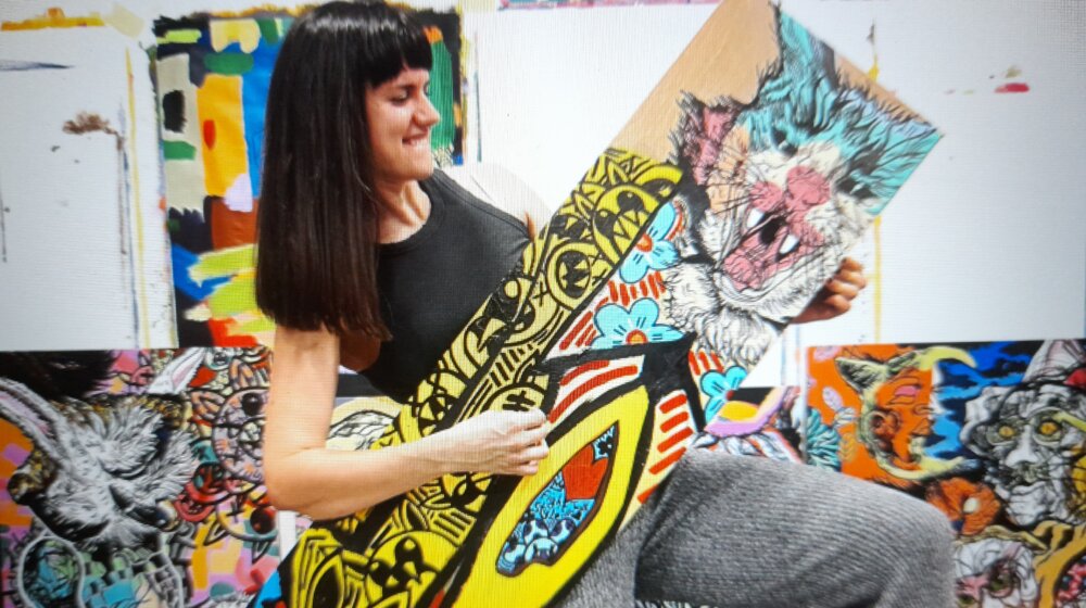 Večeras izložba “Borba“ Hajdane Kostić: Slike velikog formata i nada da će ljudskost, razum i etičnost ipak pobediti 1