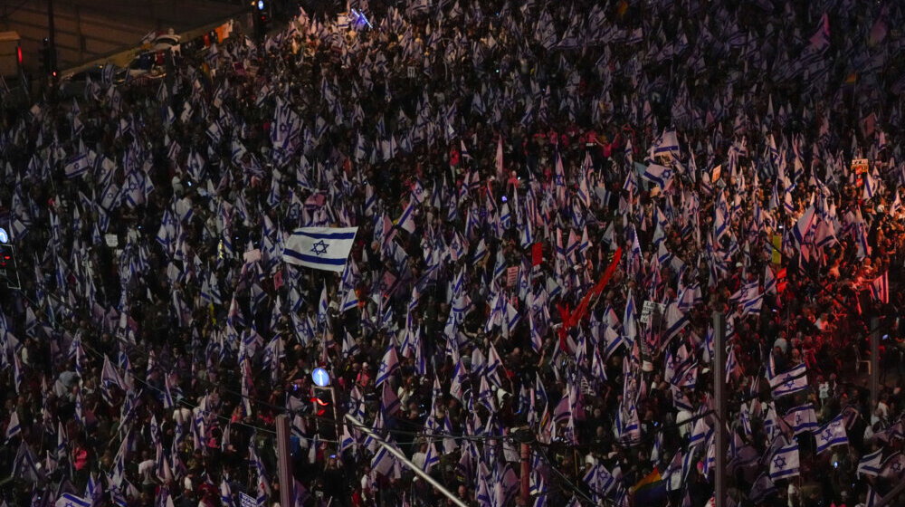 U Izraelu održan 24. masovni protest protiv reforme pravosuđa 1