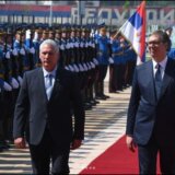 Vučić svečano dočekao predsednika Kube 2