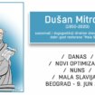 Povodom dana lista Danas otkrivanje spomen obeležja posvećenog Dušanu Mitroviću 23