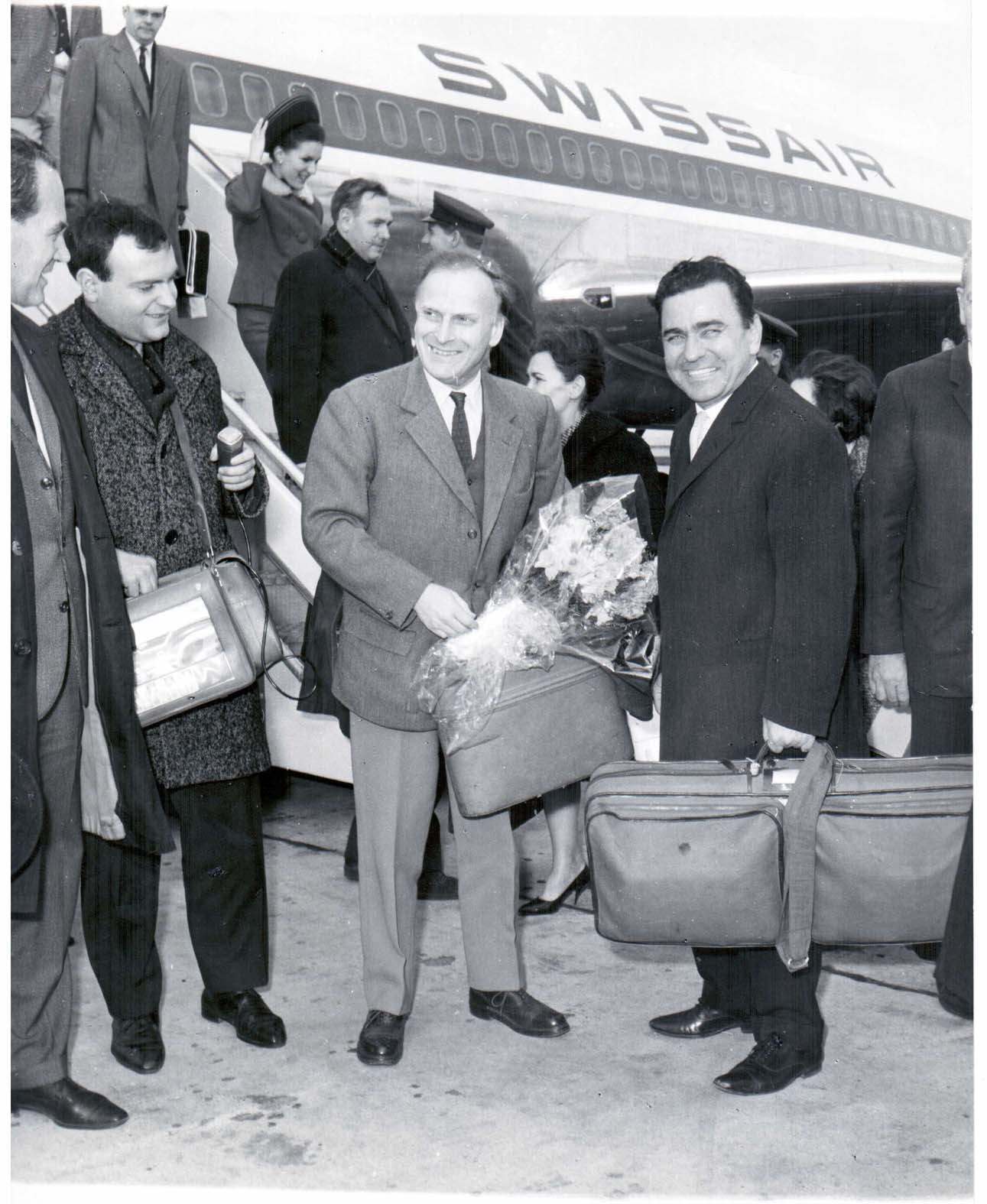 Živojin Zdravković i Jehudi Menjuhin