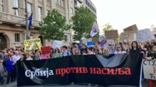 Završen peti protest Srbija protiv nasilja: Desetine hiljada građana bilo je oko Predsedništva, zakazan novi za sledeću nedelju (FOTO, VIDEO) 5