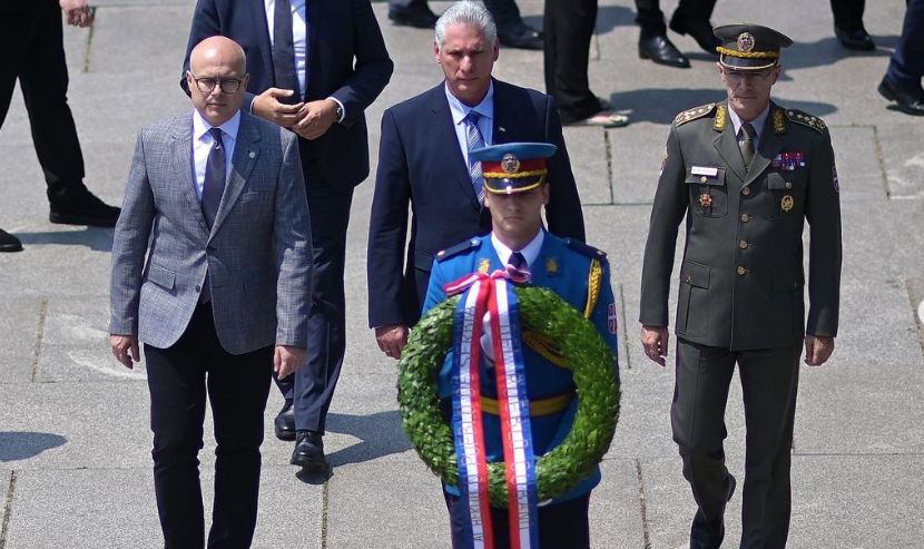 Predsednik Kube položio venac na Avali 1