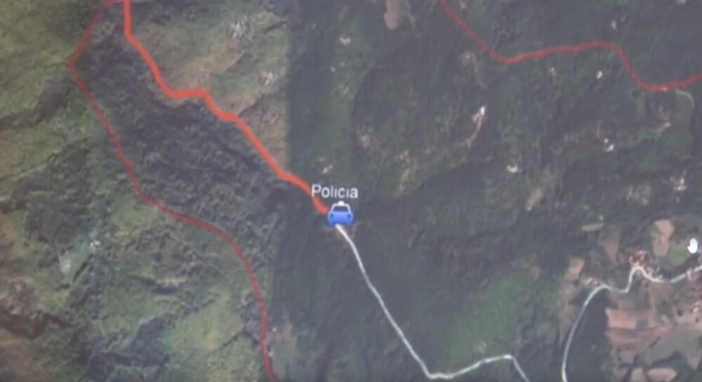 Na konferenciji portparola policije Kosova prikazano mesto sa koga su policajci navodno kidnapovani (VIDEO) 1