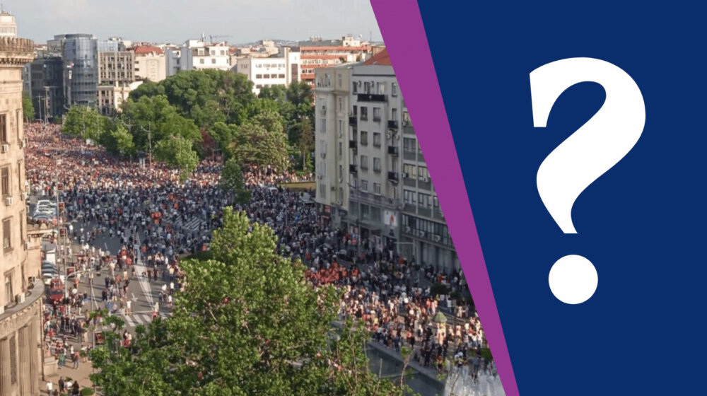 "Režim očigledno uhvatila velika panika": Sagovornici Danasa o zabrani snimanja iz vazduha protesta Srbija protiv nasilja 1