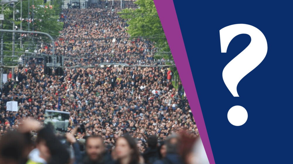 "Prevremeni kraj školske godine povećava broj građana na ulicama": Sagovornici Danasa o masovnosti protesta "Srbija protiv nasilja" 1