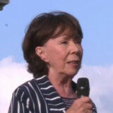 Seka Sablić na protestu "Srbija protiv nasilja": Školski primer nasilja je Skupština 9