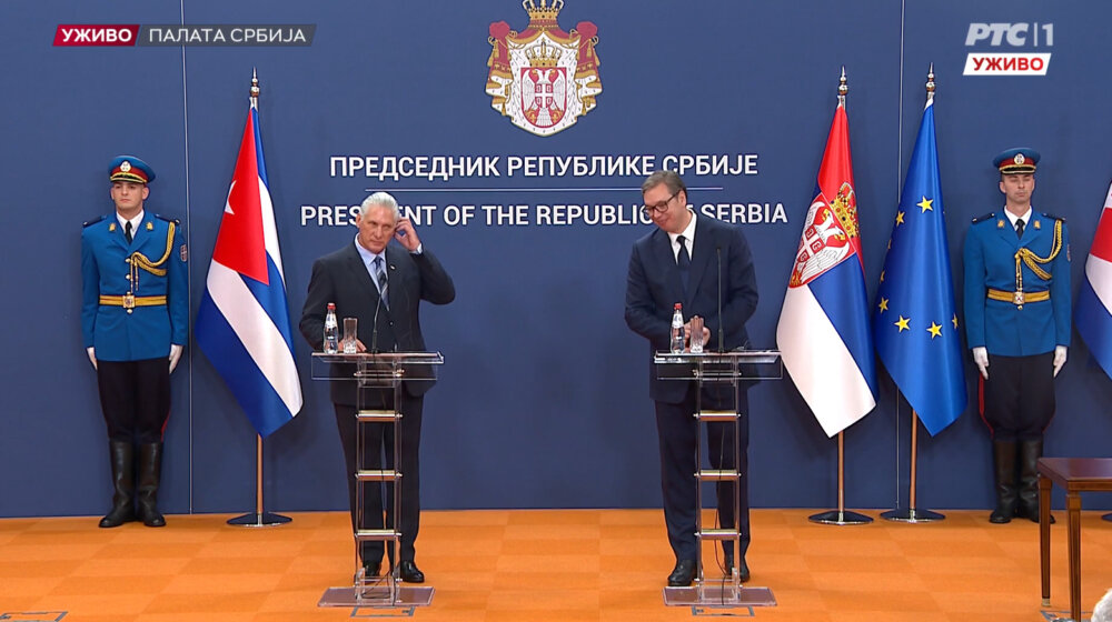 Vučić: Uvek možemo da računamo na podršku Kube 1