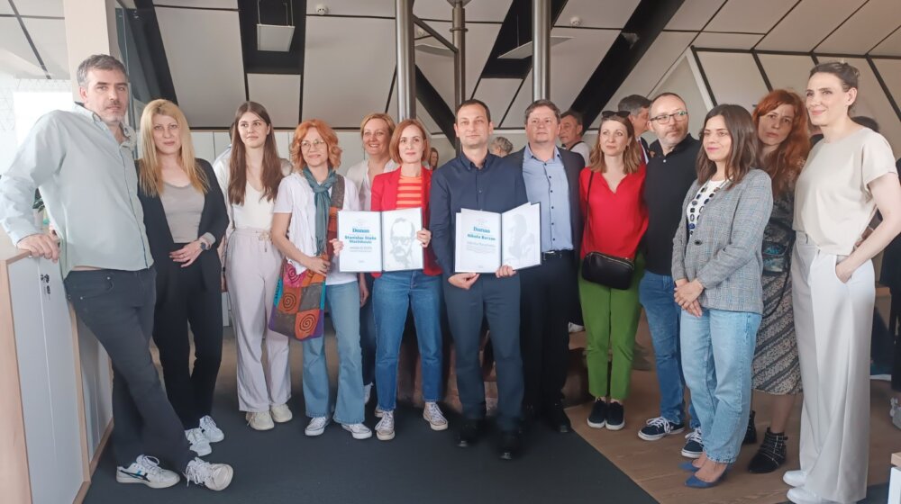 Redakcija Danasa dodelila nagrade "Stanislav Staša Marinković" i "Nikola Burzan" BIRN-u i Milošu Obradoviću 1