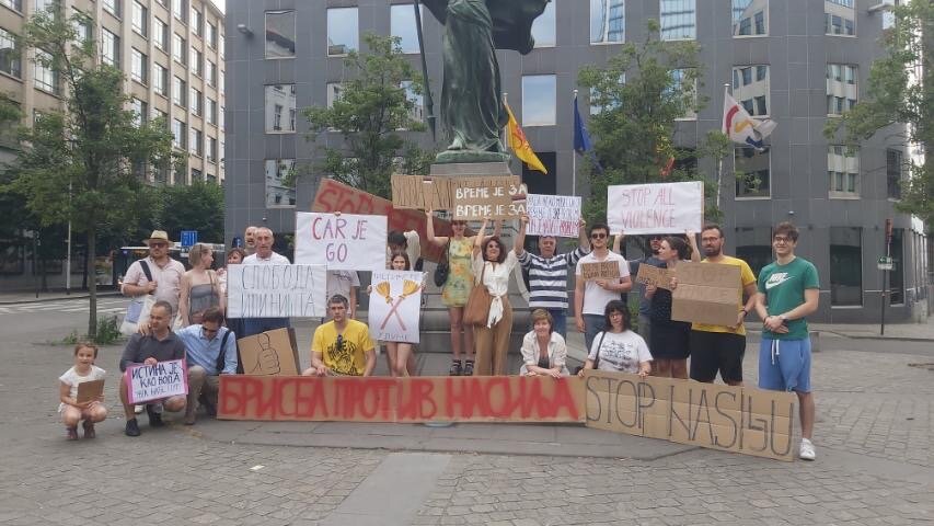 Organizator protesta “Srbija protiv nasilja” u Briselu za Danas: Naredno okupljanje biće ispred zgrade Evropske komisije 1