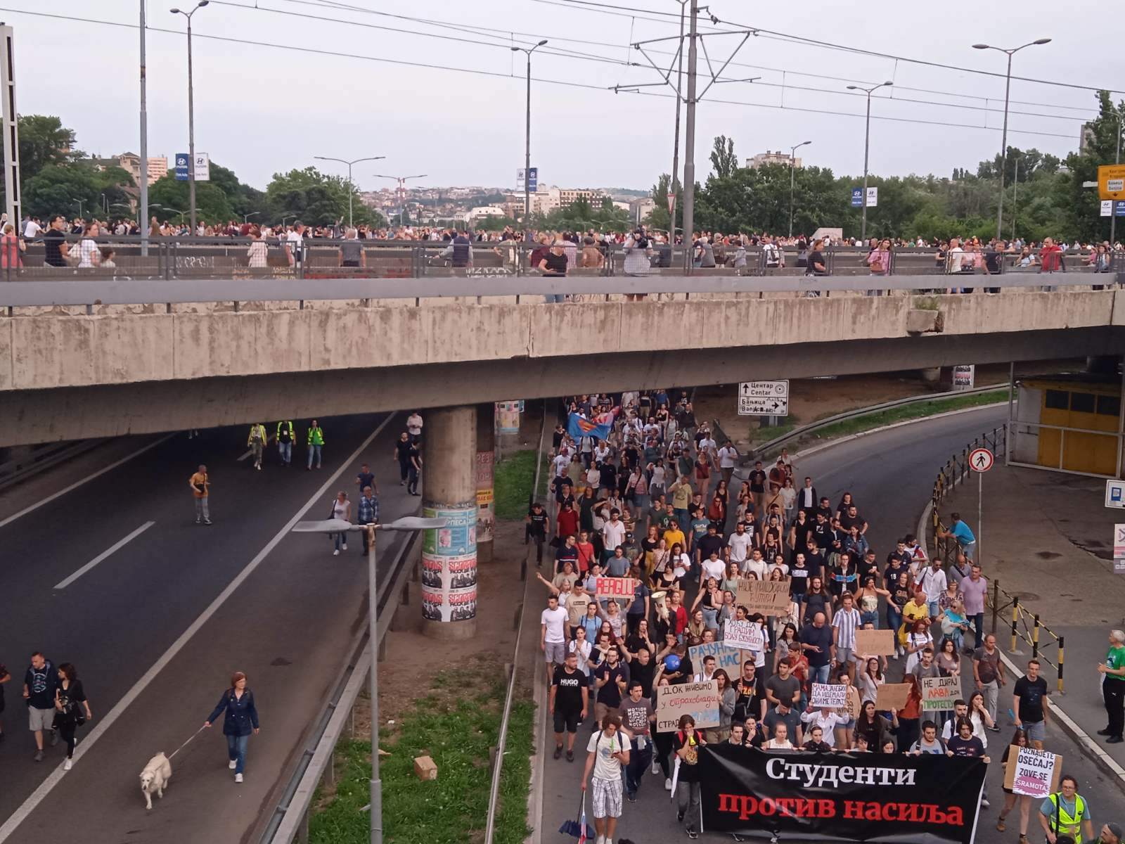 Protest "Srbija protiv nasilja" u preko 10 gradova obeležile šetnje, blokade puteva i zahtevi za ostavkama (FOTO, VIDEO) 13