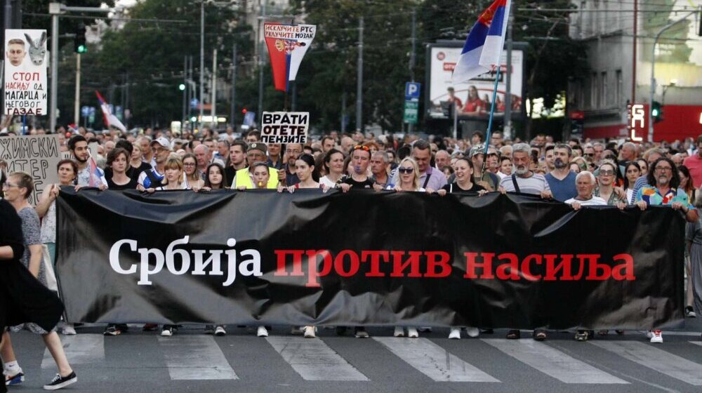 PROTEST "SRBIJA PROTIV NASILJA"