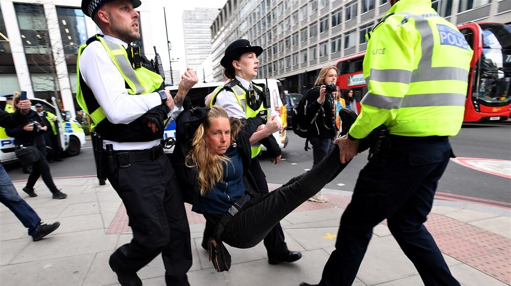 Extinction Rebellion protest ekoloških aktivista u Londonu