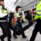 Extinction Rebellion protest ekoloških aktivista u Londonu