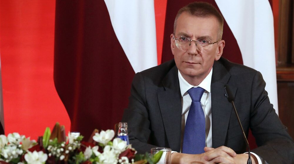 predsednik letonije Edgars Rinkevičs