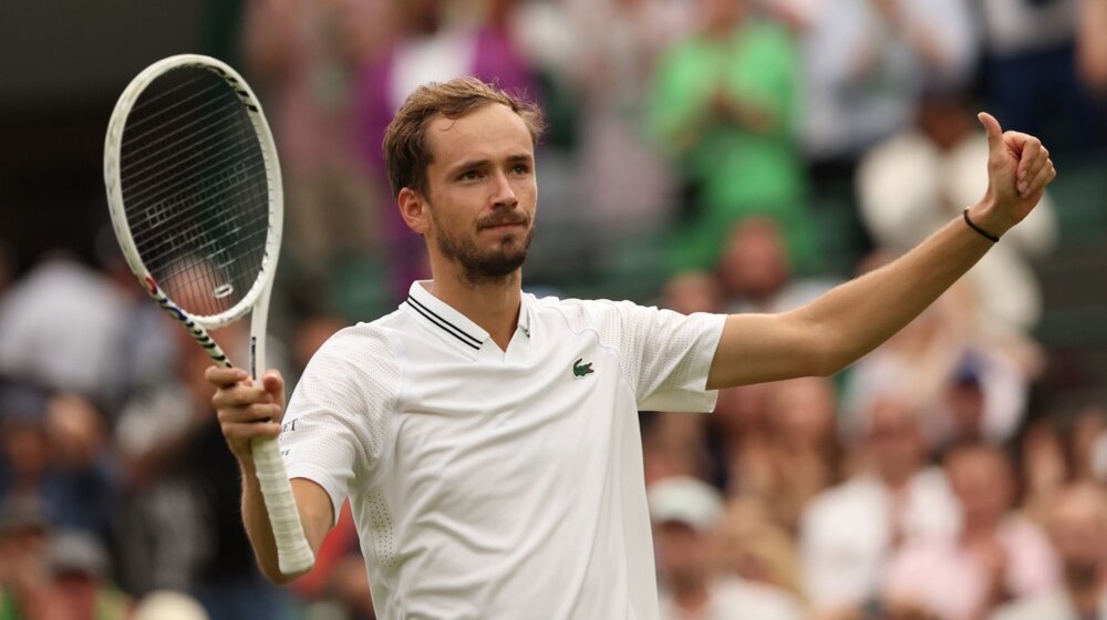 Medvedev preko Jubenksa do polufinala Vimbldona 1