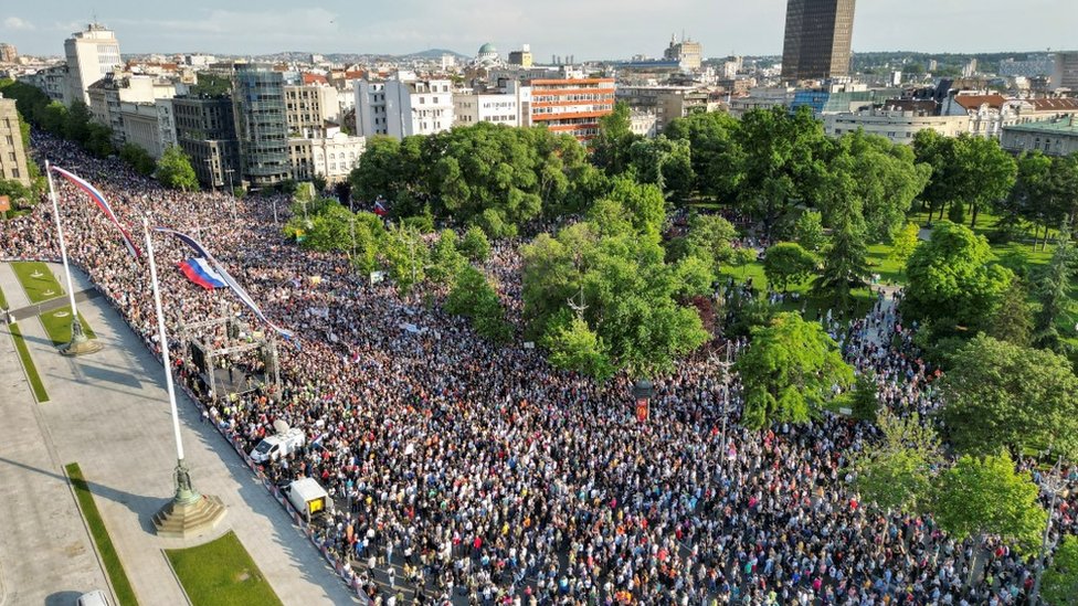 protest, Srbija protiv nasilja