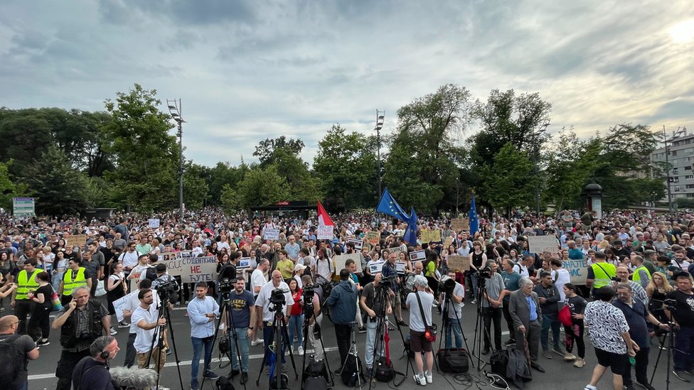 protest, Srbija protiv nasilja