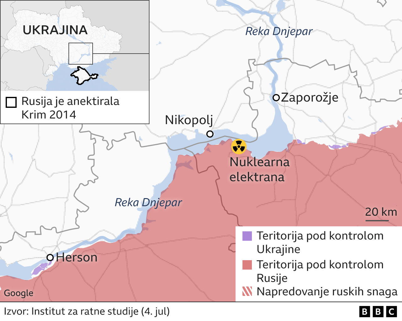 zaporožje, nuklearna elektrana, mapa zaporožja