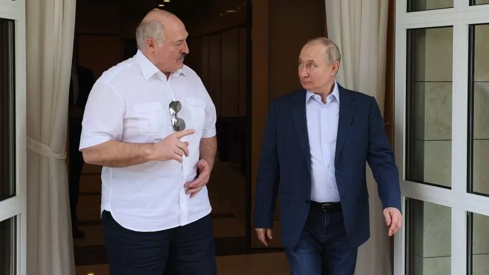 Aleksandar Lukašenko i Vladimir Putin