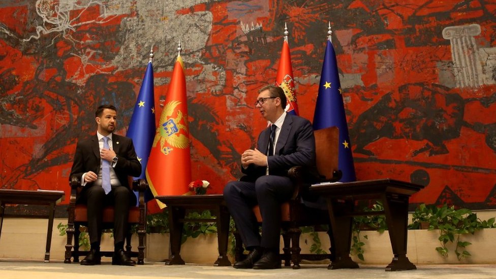 Srbija i Crna Gora: Prva poseta Jakova predsednika Crne Gore Jakova Milatovića Beogradu, šta sve žulja cipele 5 Vučić, Milatović