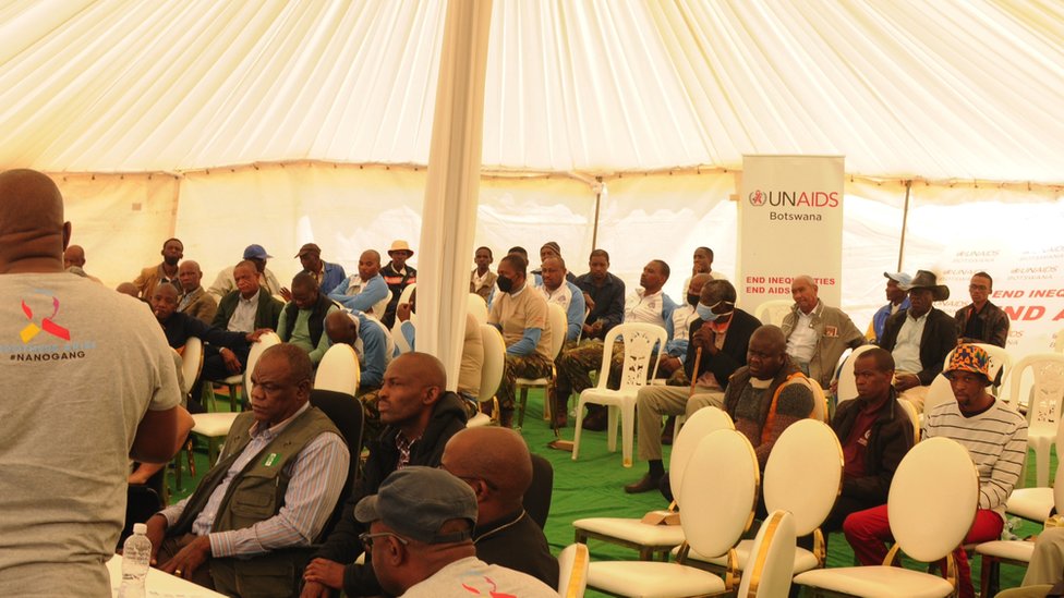 A UNAIDS meeting in Botswana