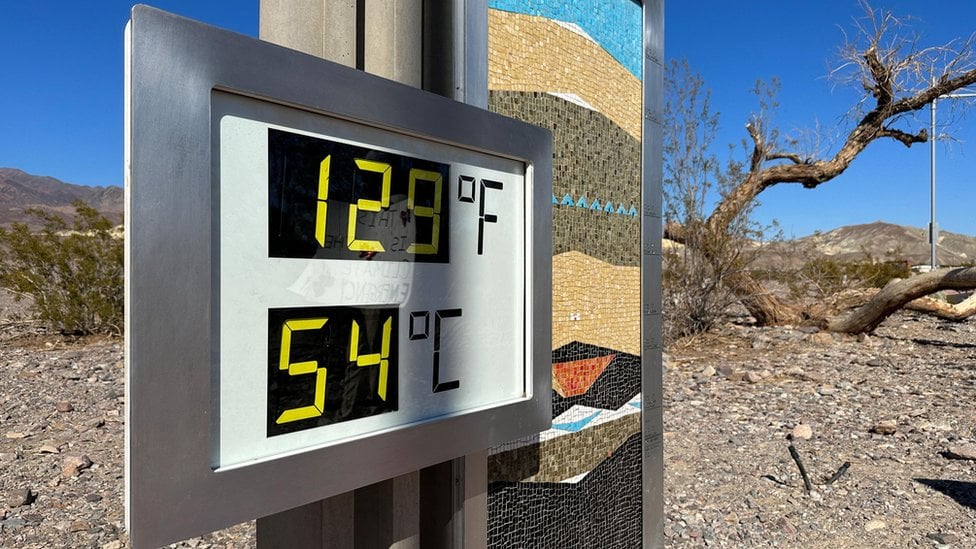 Temperatura u Dolini smrti u Kaliforniji dostigla je 54 stepena Celzijusa
