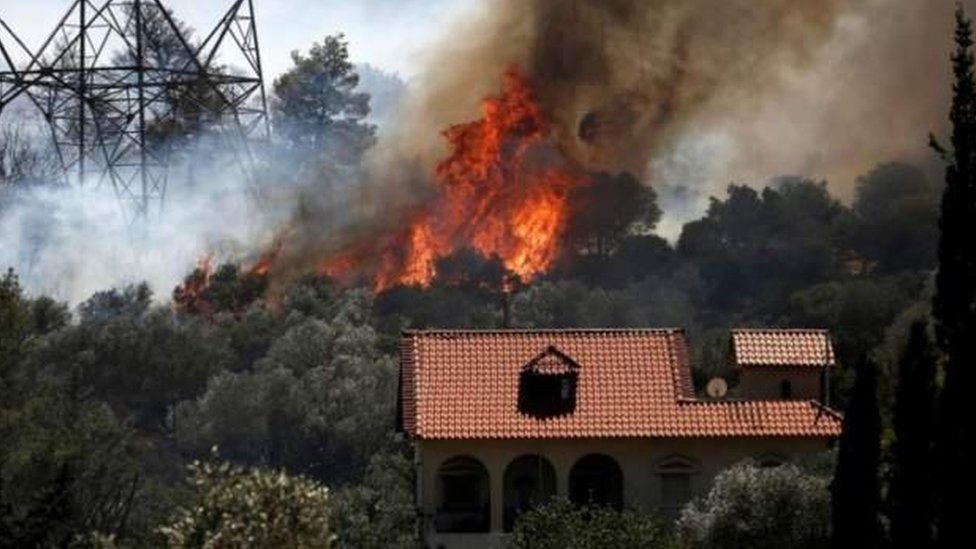 požari Grčka
