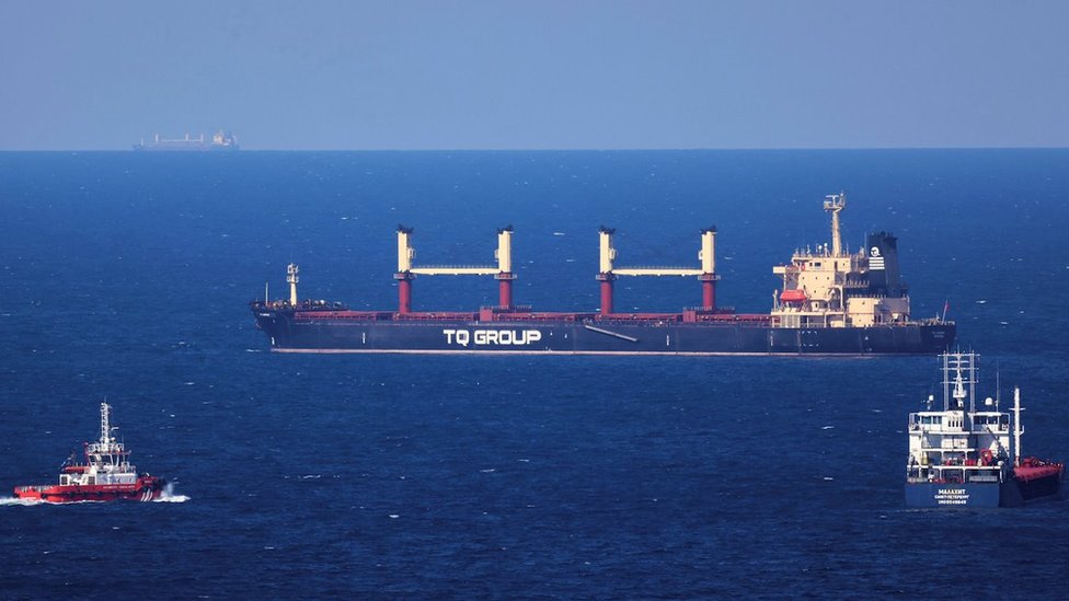 brod koji prevozi žito preko Crnog mora